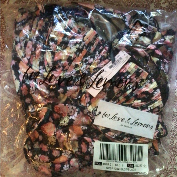 NWT For Love And Lemons Gardenia Mini Dress - Picture 5 of 7